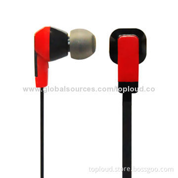 Plastic Earphones for iPhone, with Crystal Clear Sound and 1.2m Cord Length